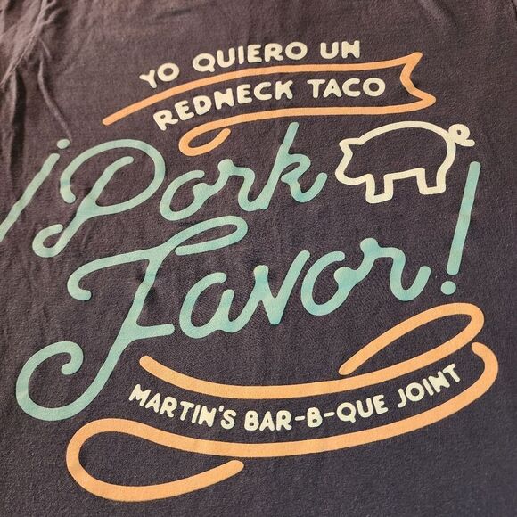 Martin's Bar-B-Que Joint Tshirt With Graphic Of Pig Size Small - Picture 3 of 7